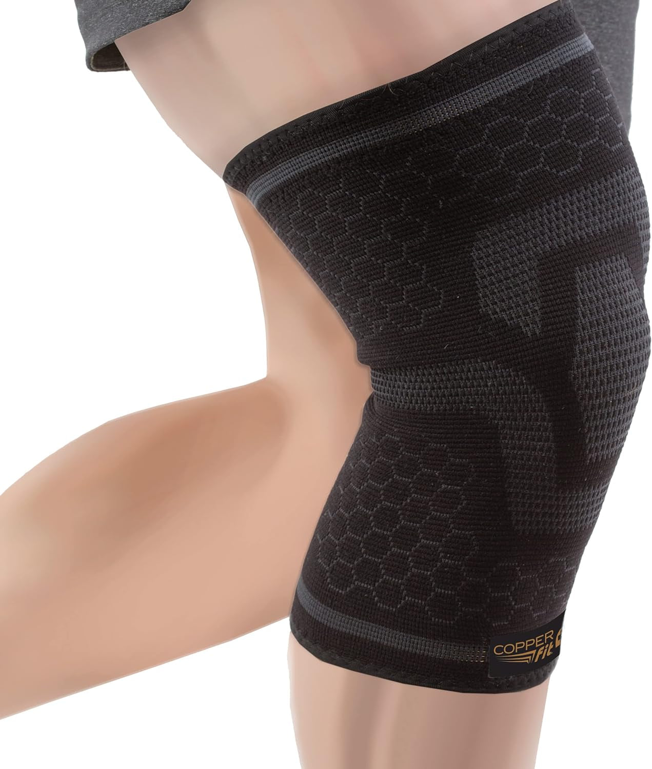 ICE Knee Compression Sleeve Infused with Menthol and Coq10